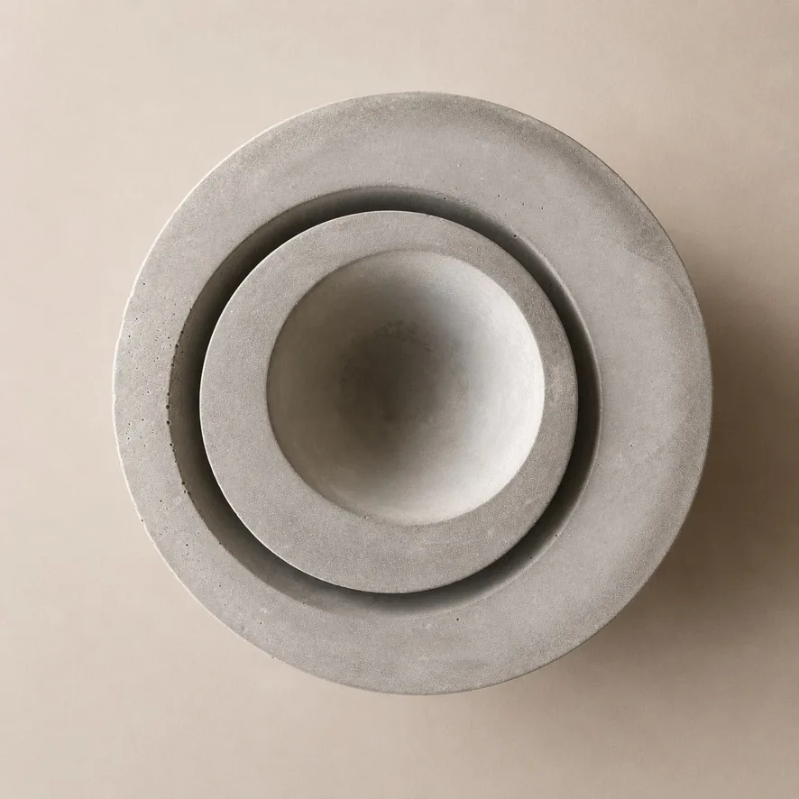 Bowl Doble en concreto — Silente Estudio