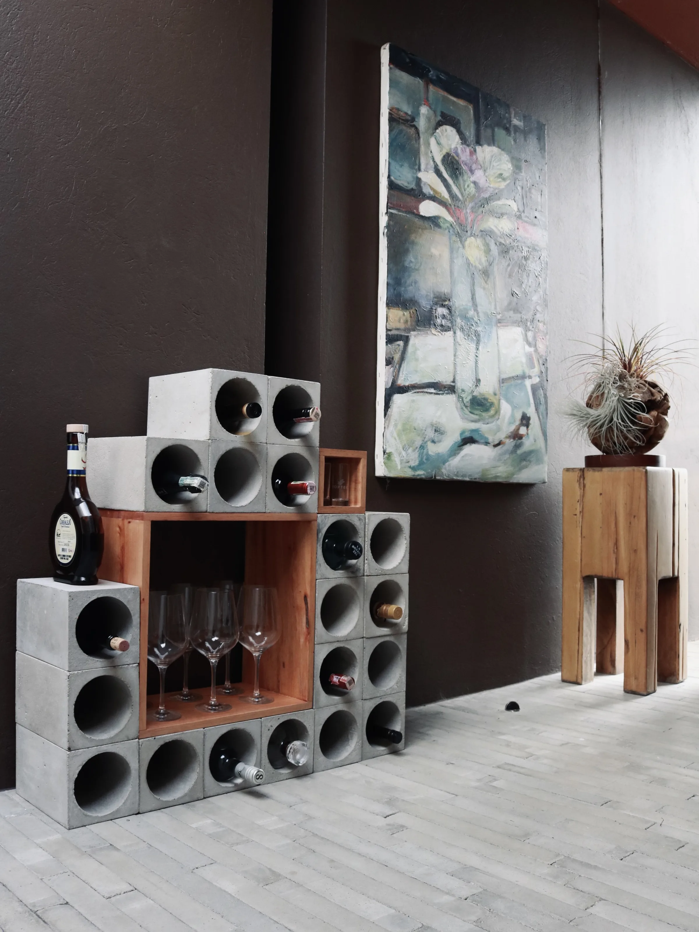 Cava Modular en concreto — Silente Estudio