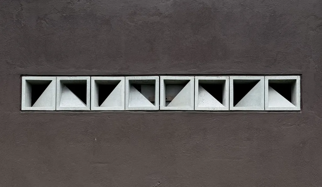 Celosía Arpa en concreto — Silente Estudio