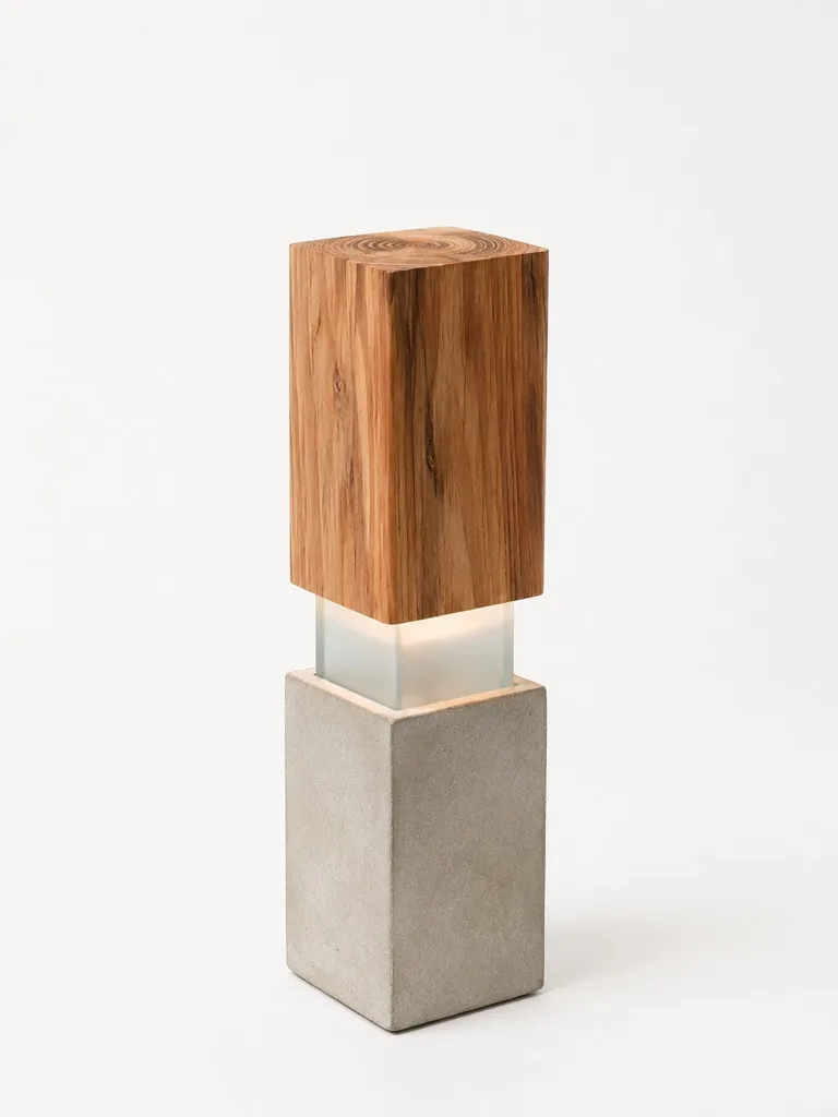 Lámpara Tower en concreto — Silente Estudio
