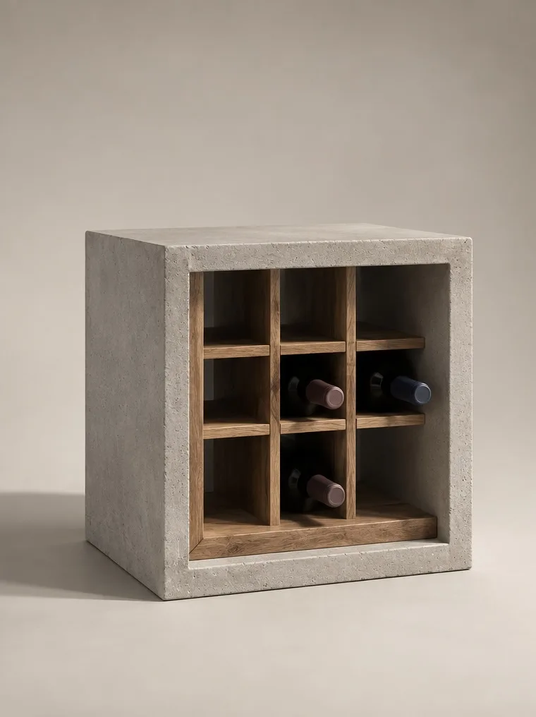 Mesa Cava en concreto — Silente Estudio