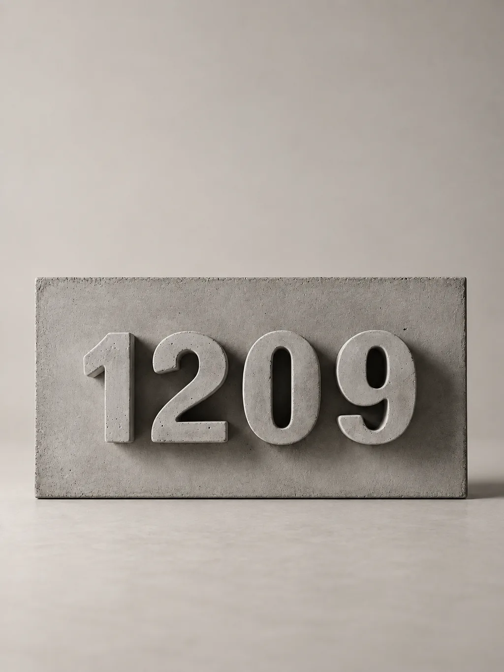 Nomenclatura en concreto — Silente Estudio