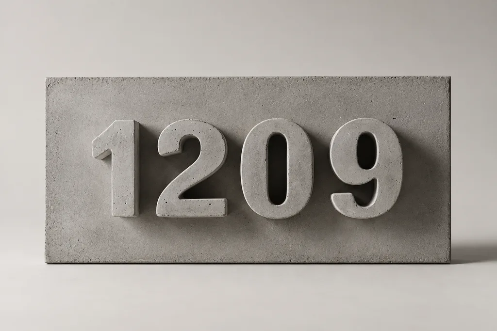 Nomenclatura en concreto — Silente Estudio